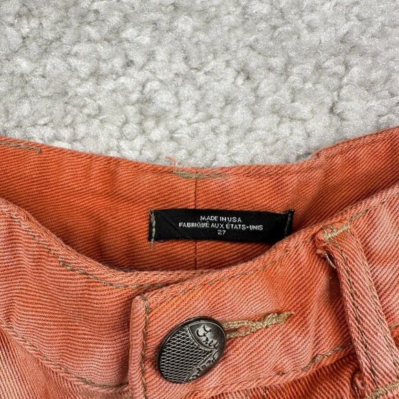 Free People Copper Orange Raw Hem Short - Picture 5 of 9